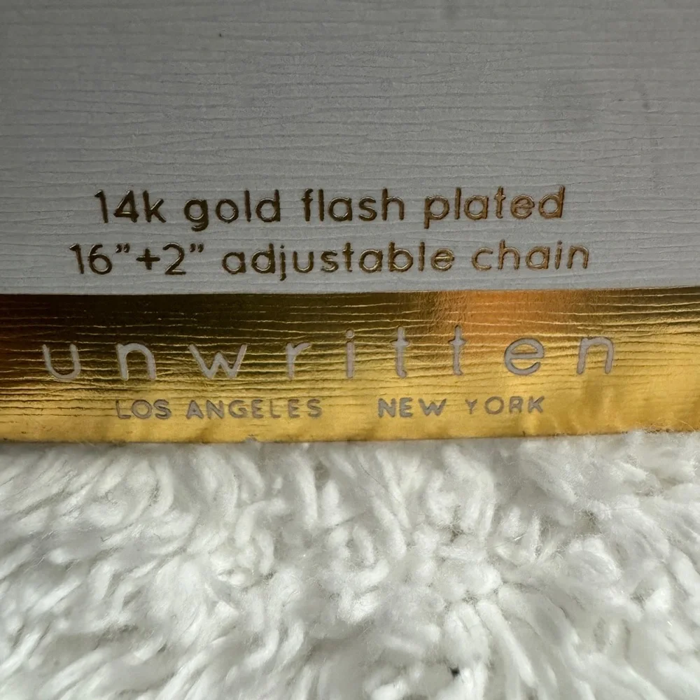 Disney Mickey LOVE 14k Gold Flash Plated 16”+2” Adjustable Chain Necklace